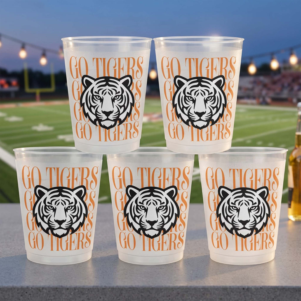 School Mascot Custom Logo Game Day - Personalized Cups