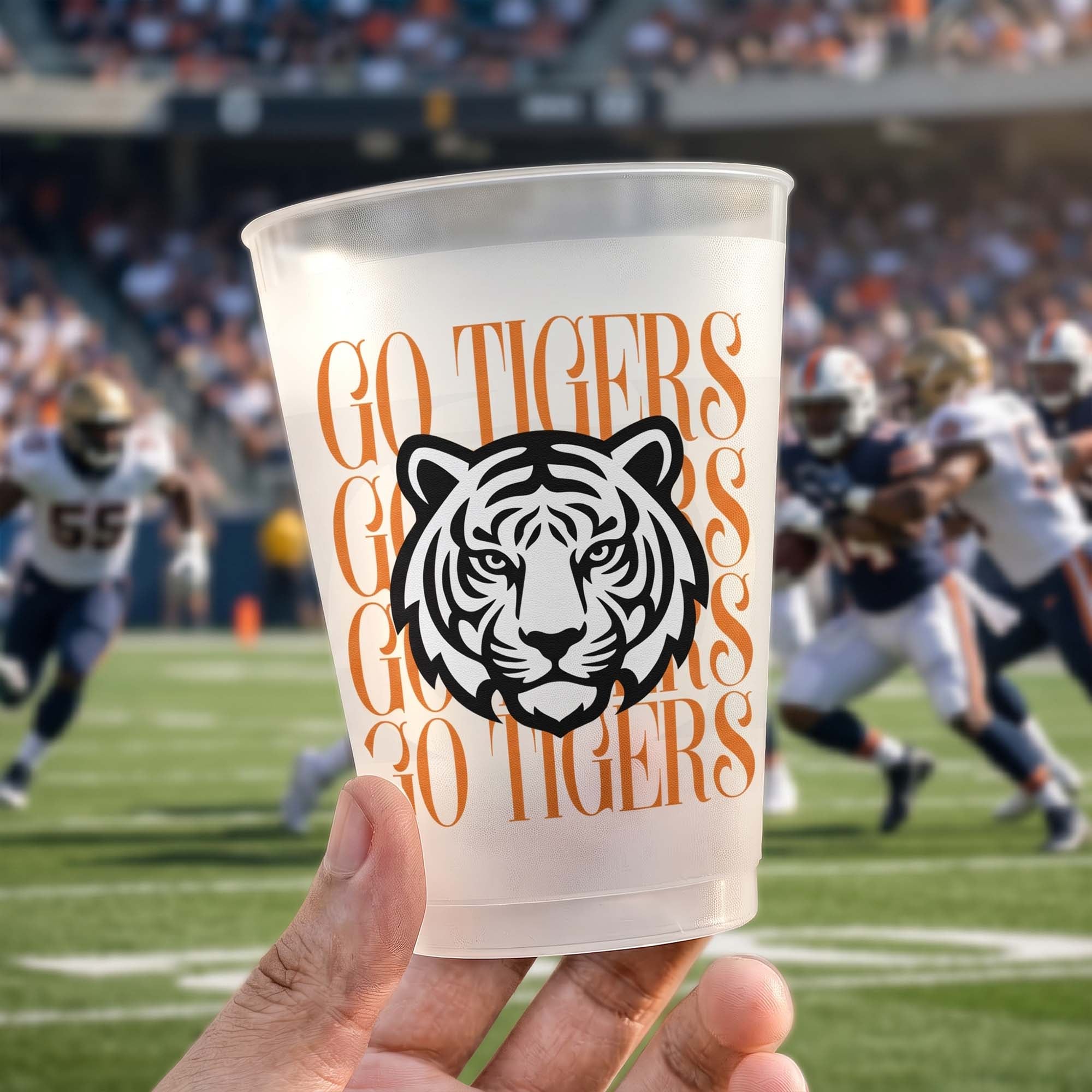 School Mascot Custom Logo Game Day - Personalized Cups