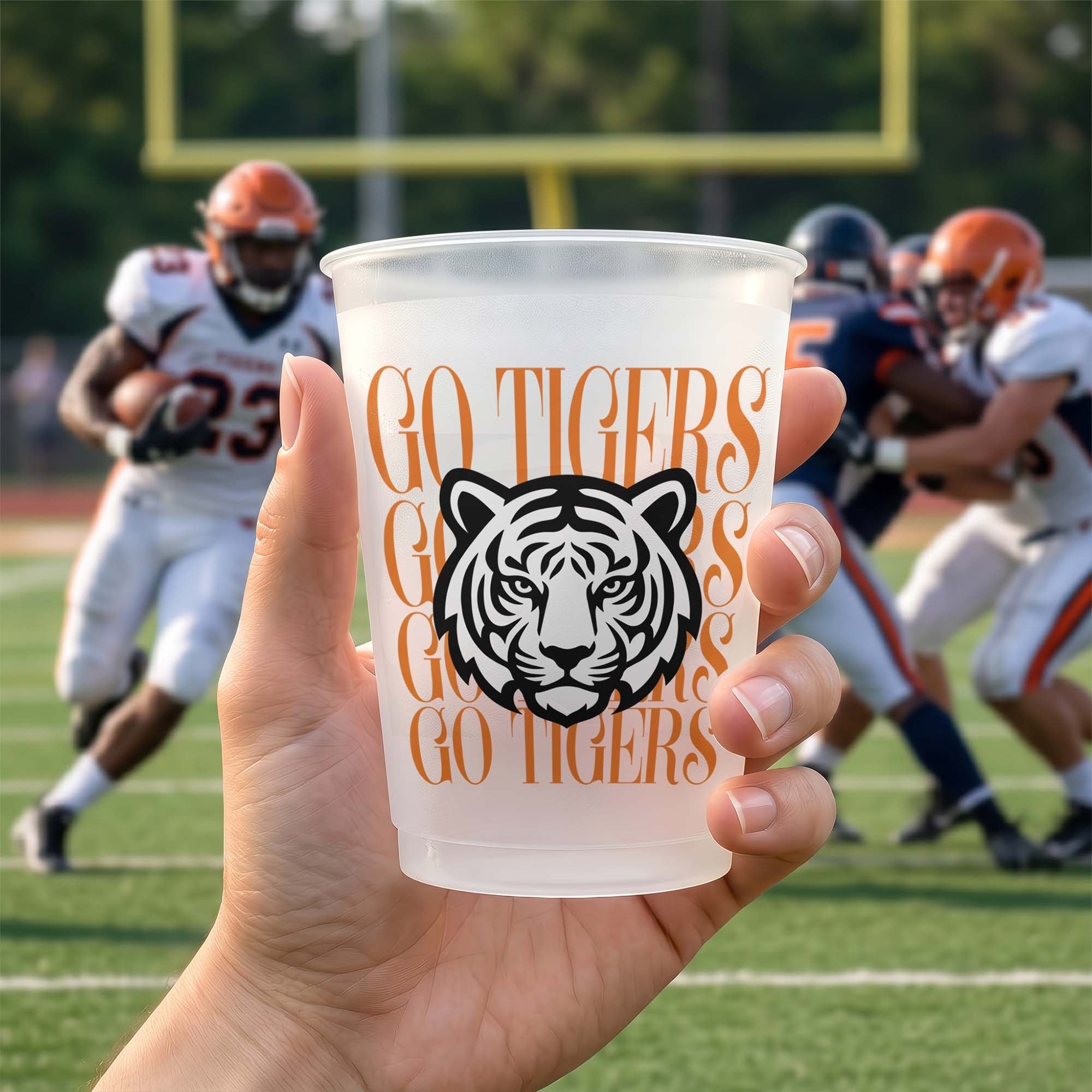 School Mascot Custom Logo Game Day - Personalized Cups