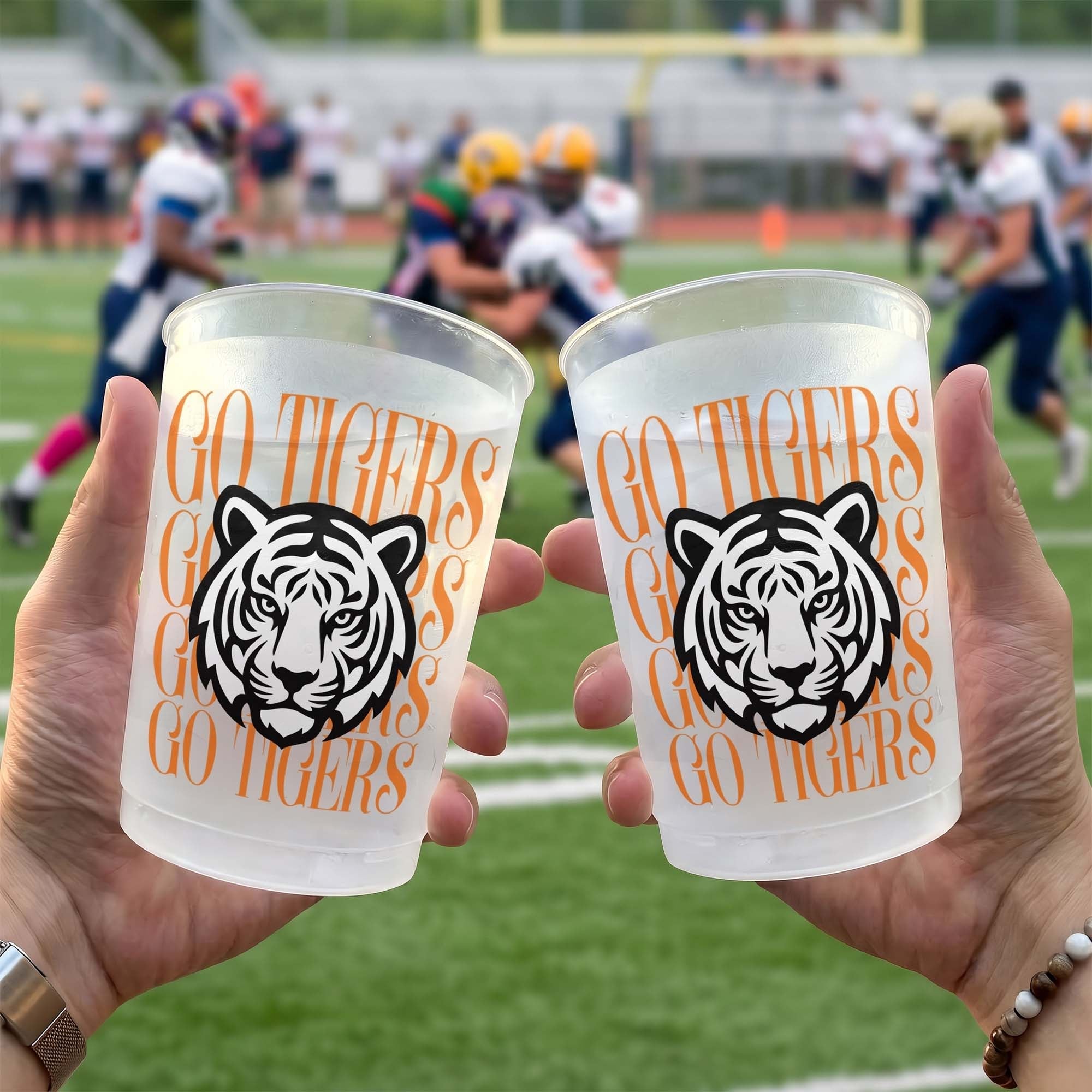 School Mascot Custom Logo Game Day - Personalized Cups