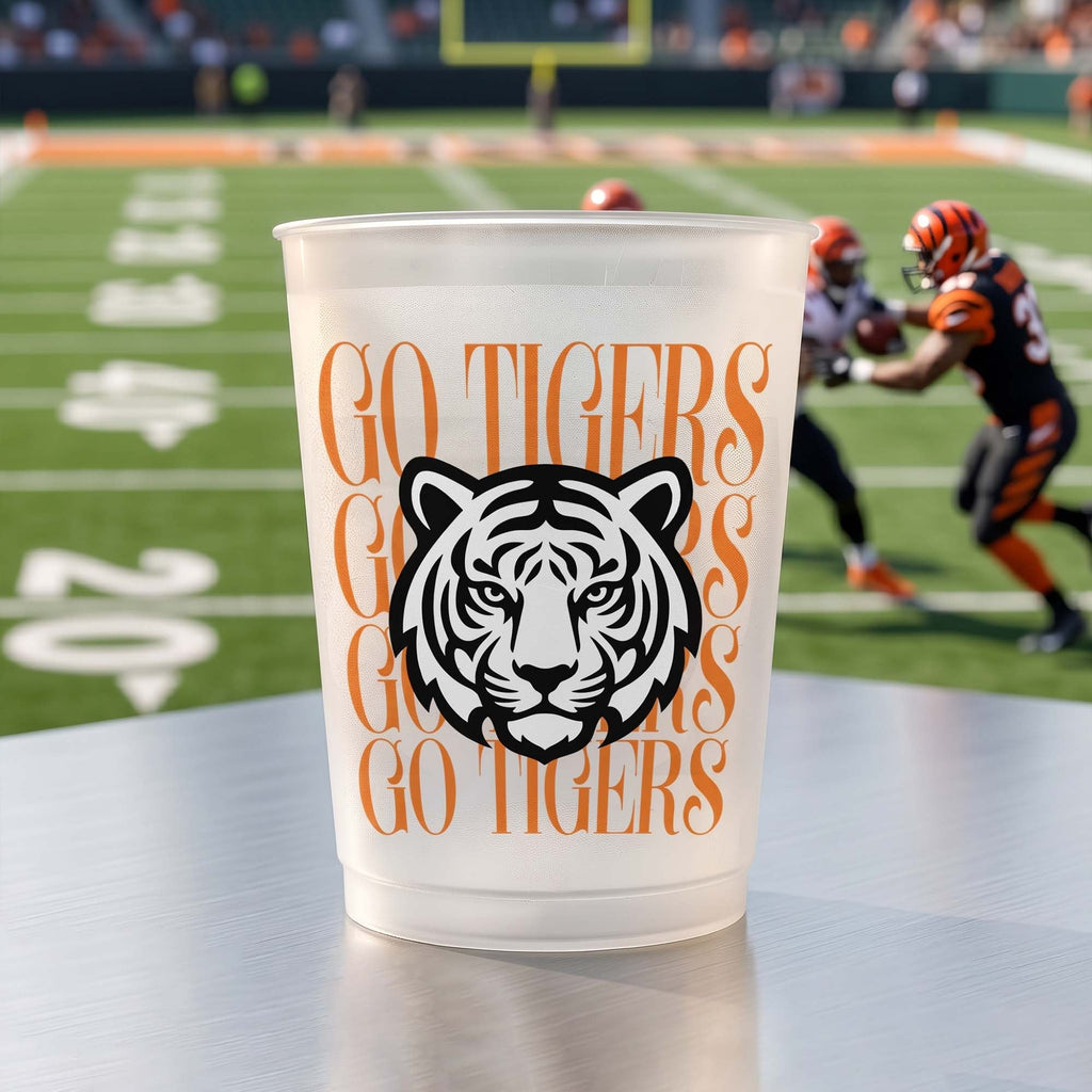 School Mascot Custom Logo Game Day - Personalized Cups