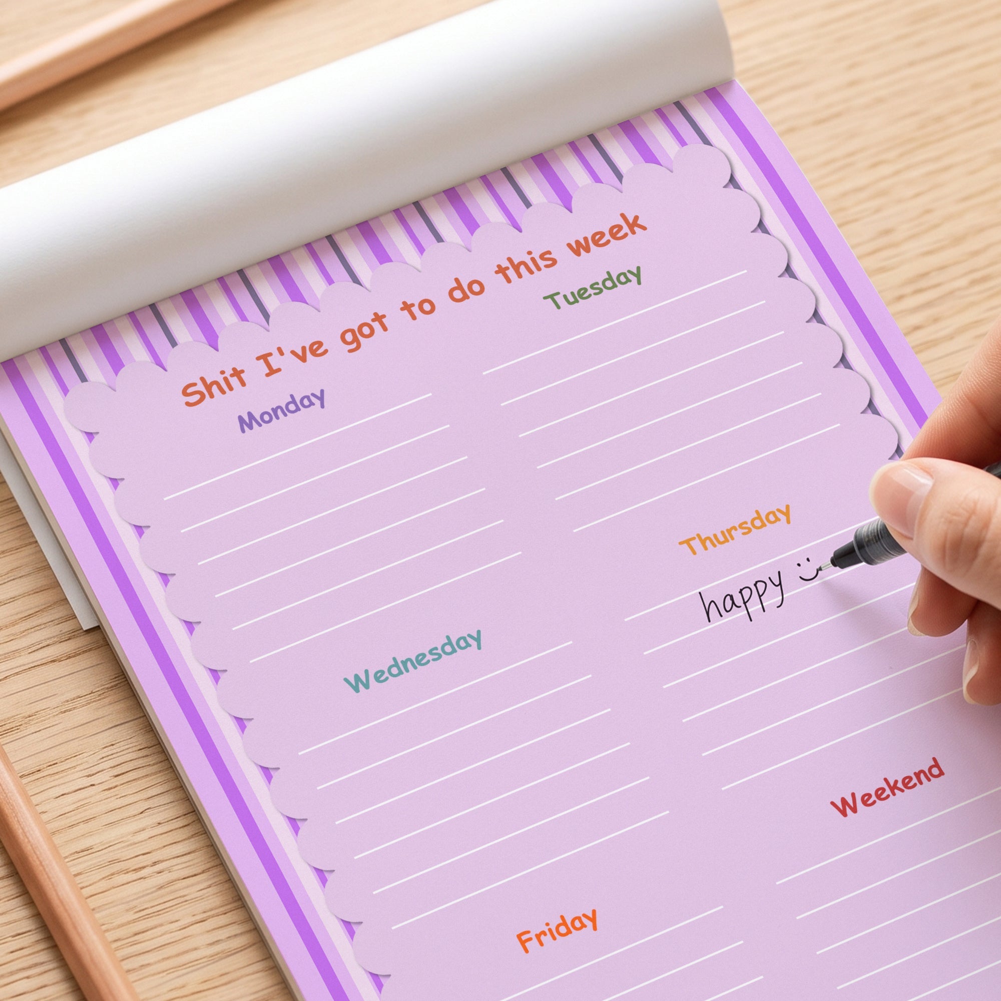Shit I've Got To Do This Week To Do List - Personalized Notepad