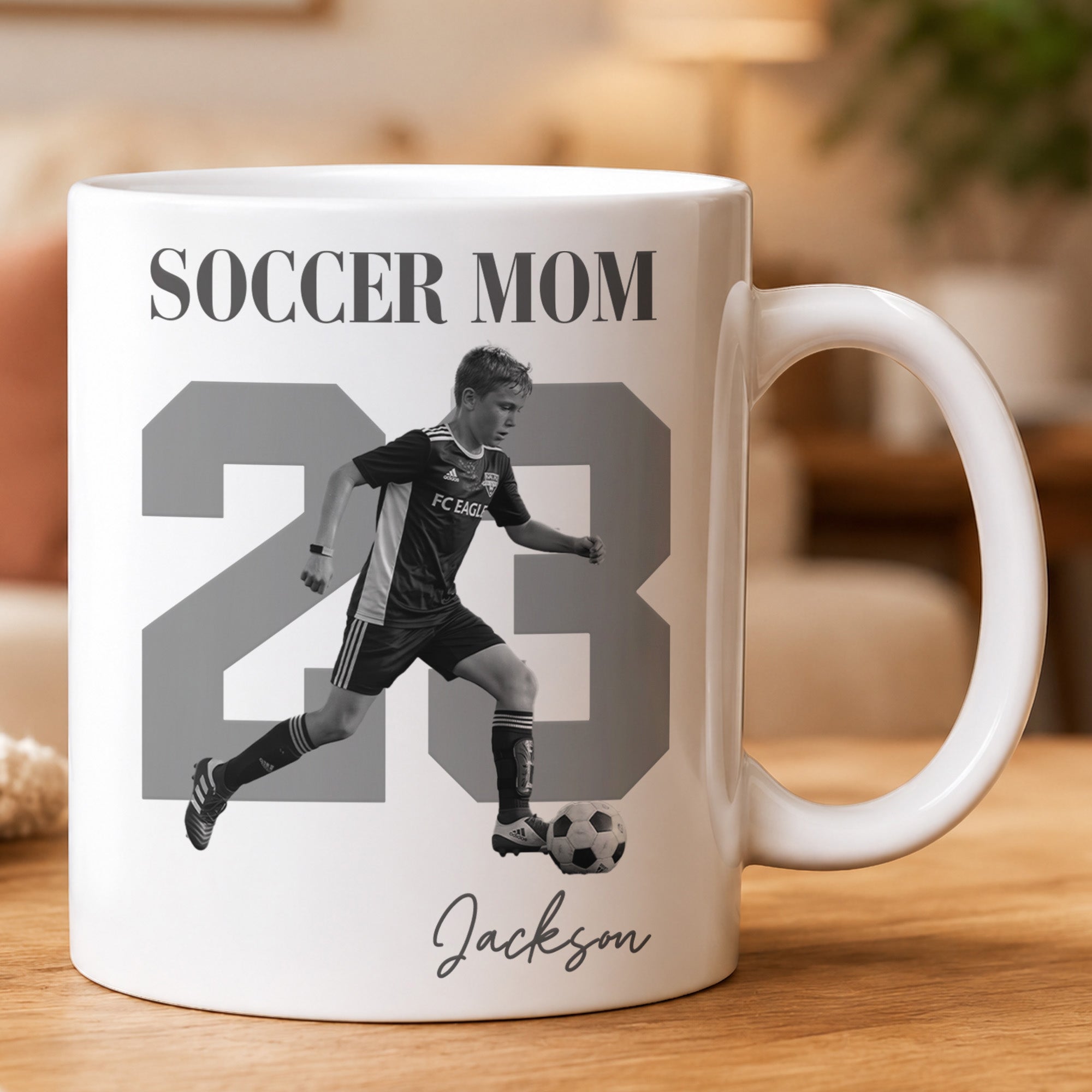 Sport Mom Vintage Photo - Personalized Mug