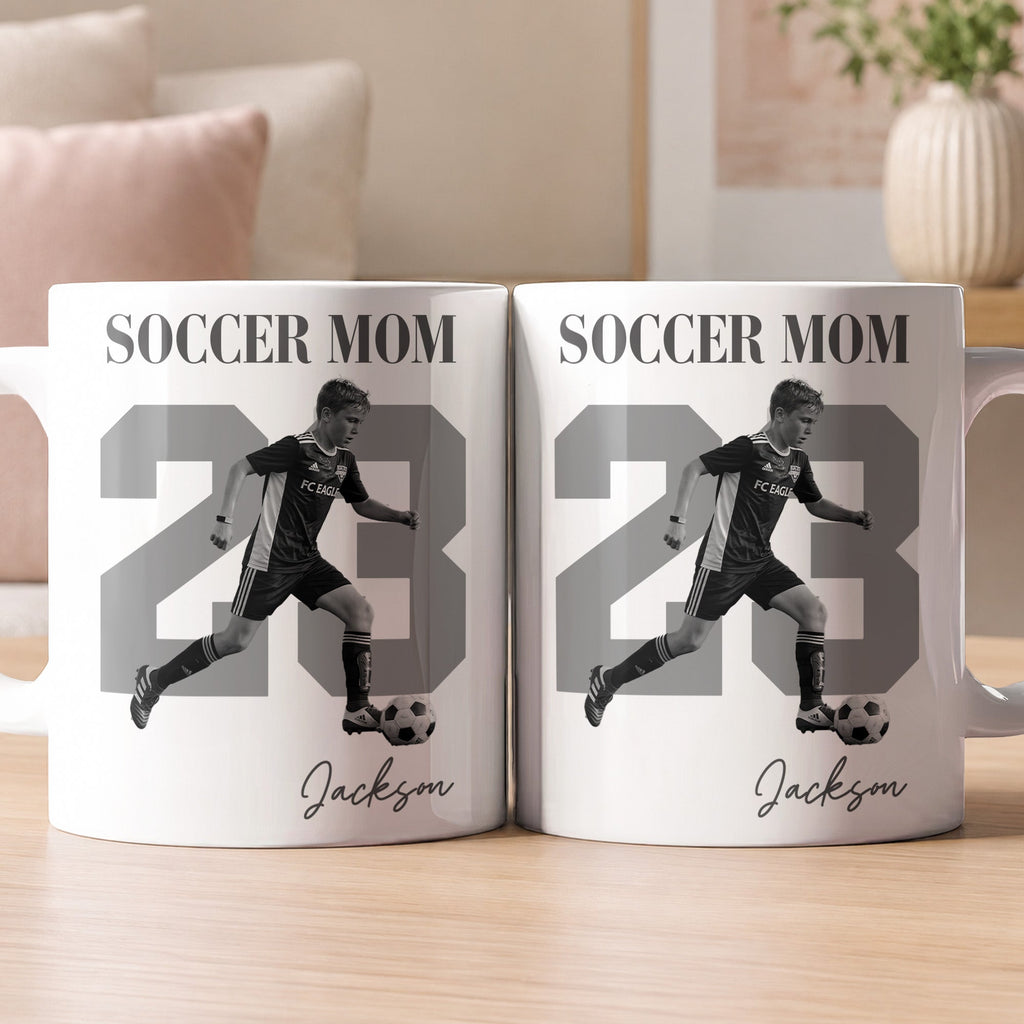 Sport Mom Vintage Photo - Personalized Mug