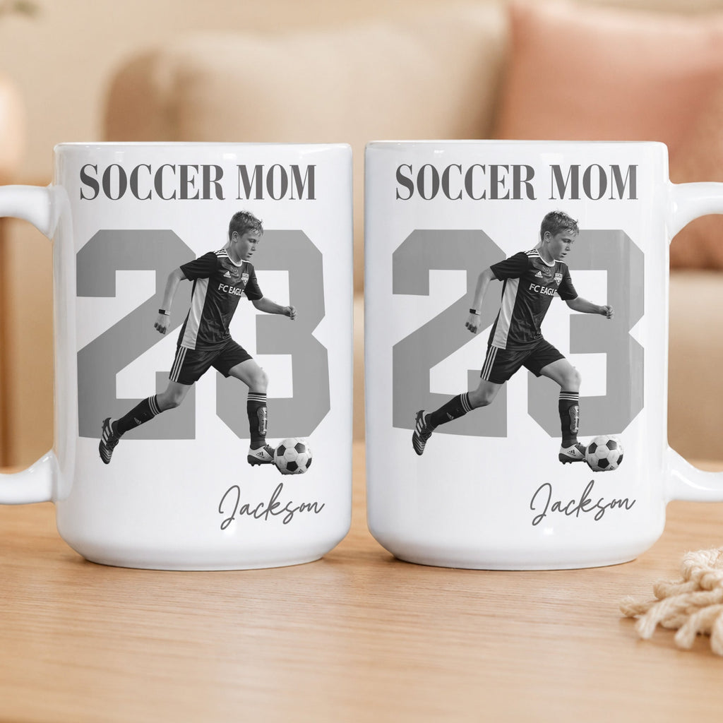 Sport Mom Vintage Photo - Personalized Mug