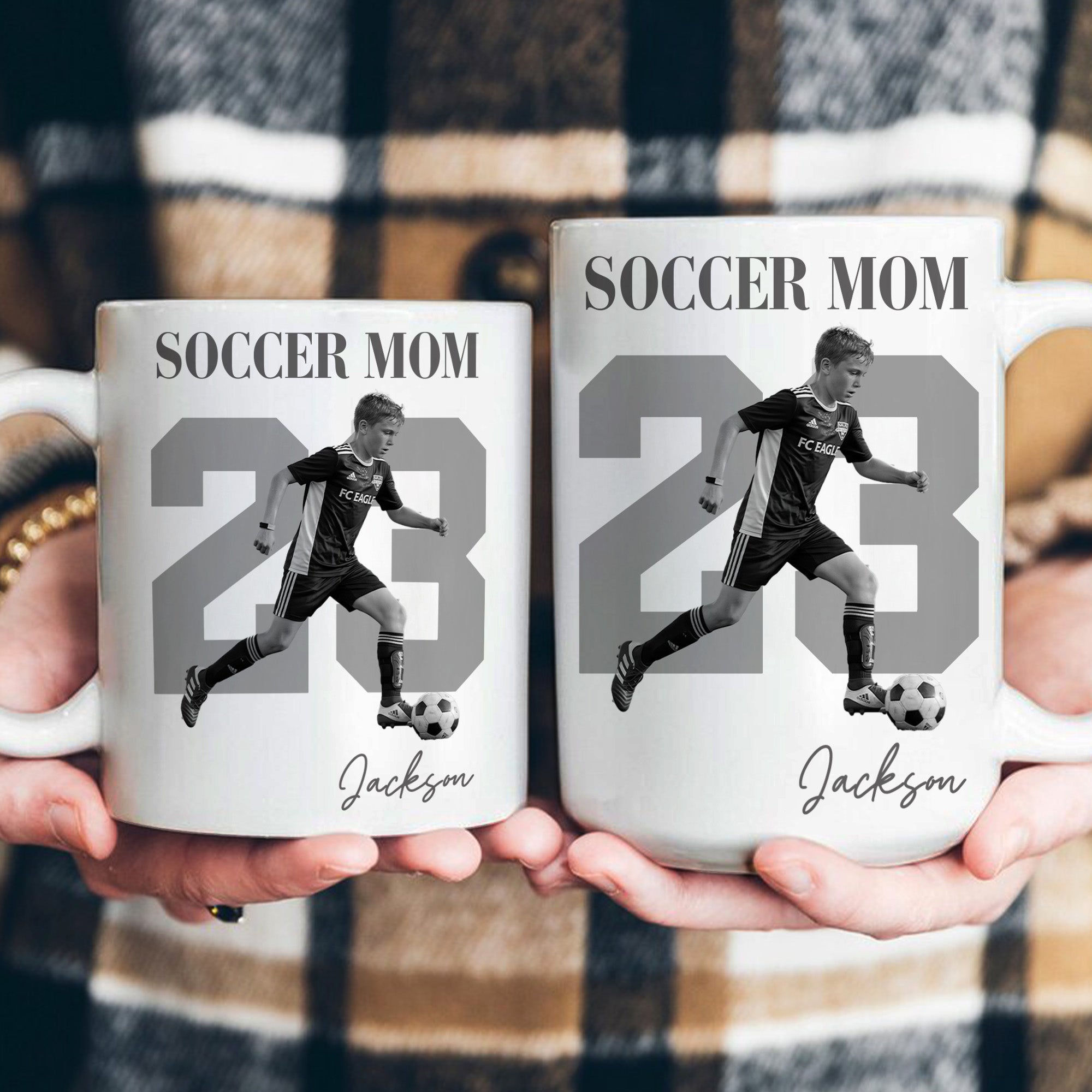 Sport Mom Vintage Photo - Personalized Mug