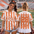Striped School Mascot Team Spirit Game Day - Personalized Shirt