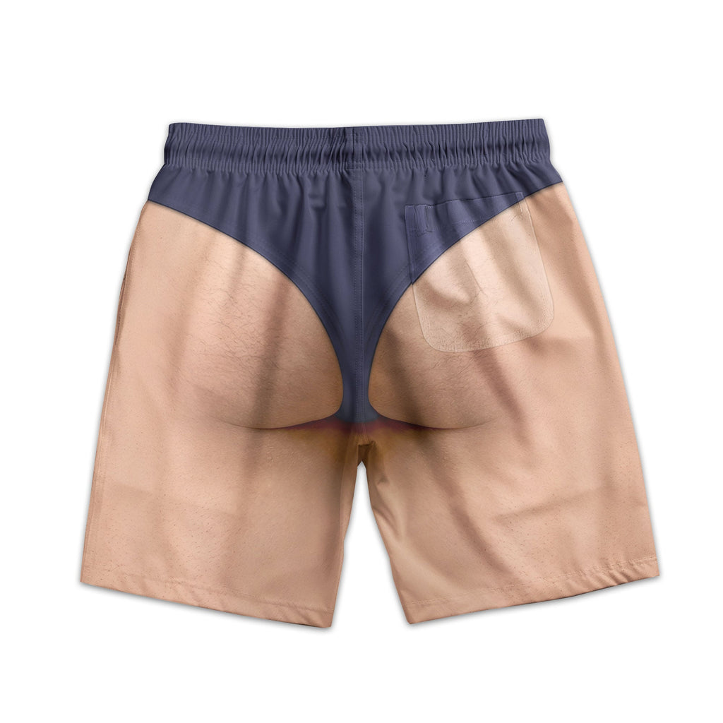 Summer Men’s Funny 3D Bachelor Party Shorts For Groom & Groomsmen, Halloween Costume - Personalized Shorts