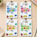Teacher Custom Name Pennant Design - Personalized Badge Holder