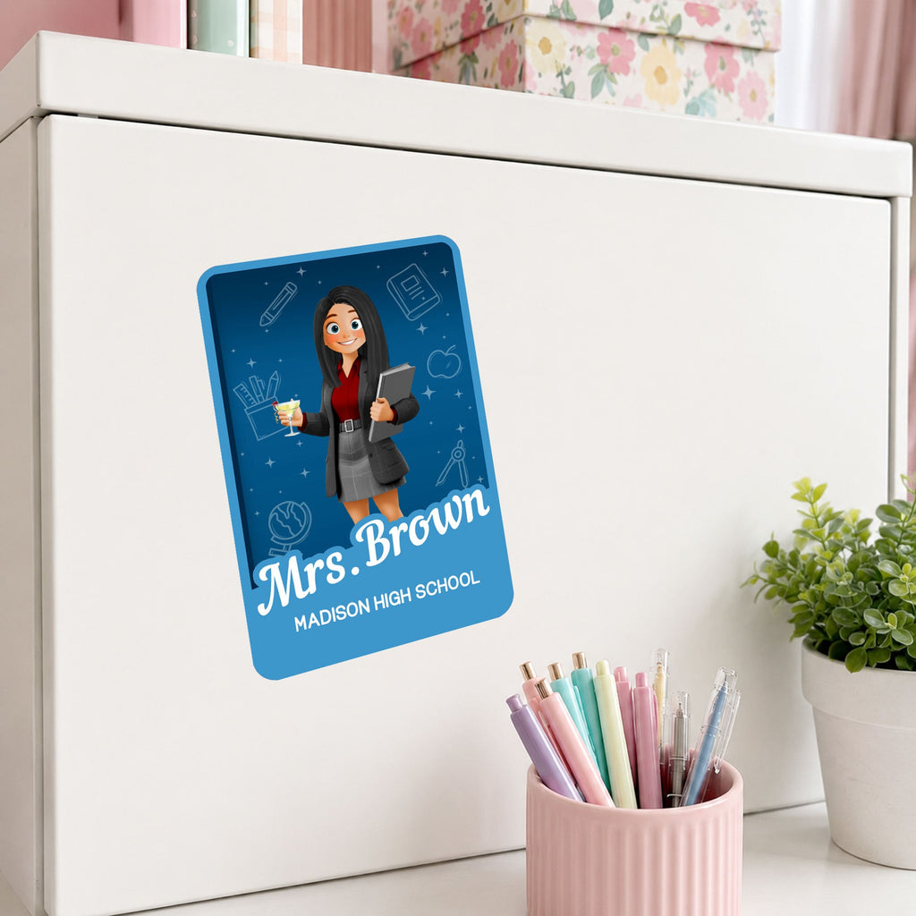Teacher Toy Box - Personalized Magnet