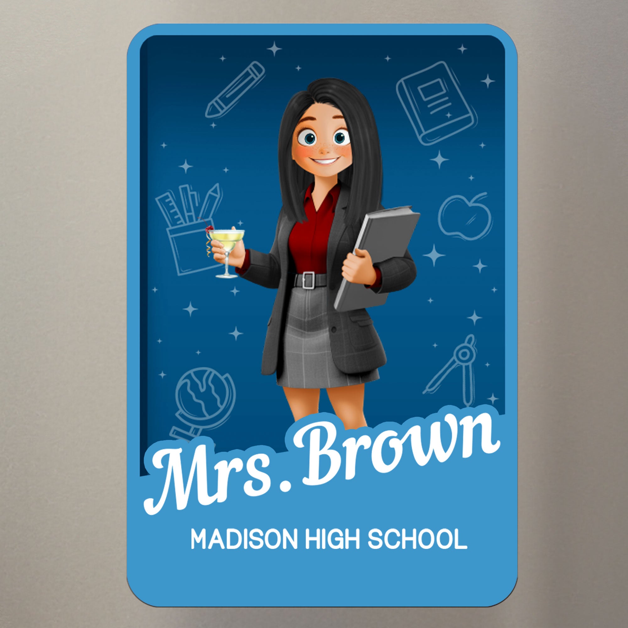 Teacher Toy Box - Personalized Magnet