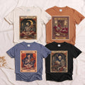 The Reader Tarot Card, Skeleton Reading Book - Personalized Shirt