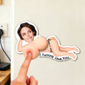 Upload Face - 3D Funny Squishy Gift For Him, Husband, Boyfriend - Personalized Fridge Magnet